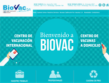 Tablet Screenshot of biovacperu.com